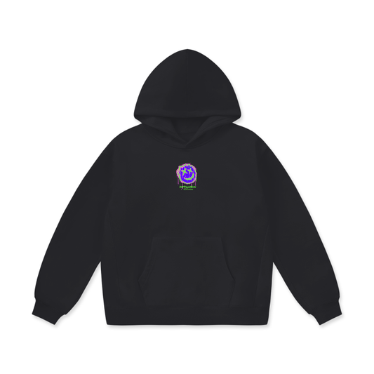 “acid smile” heavyweight hoodie