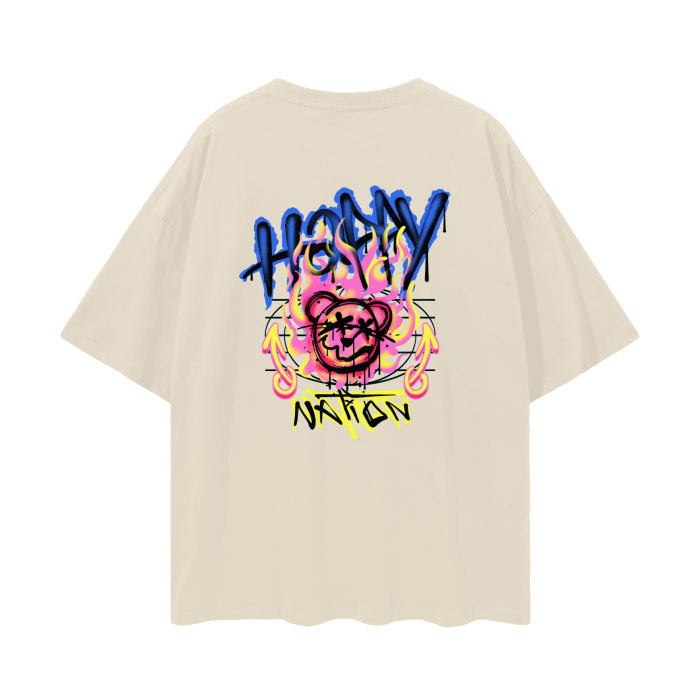 “happy nation” tee