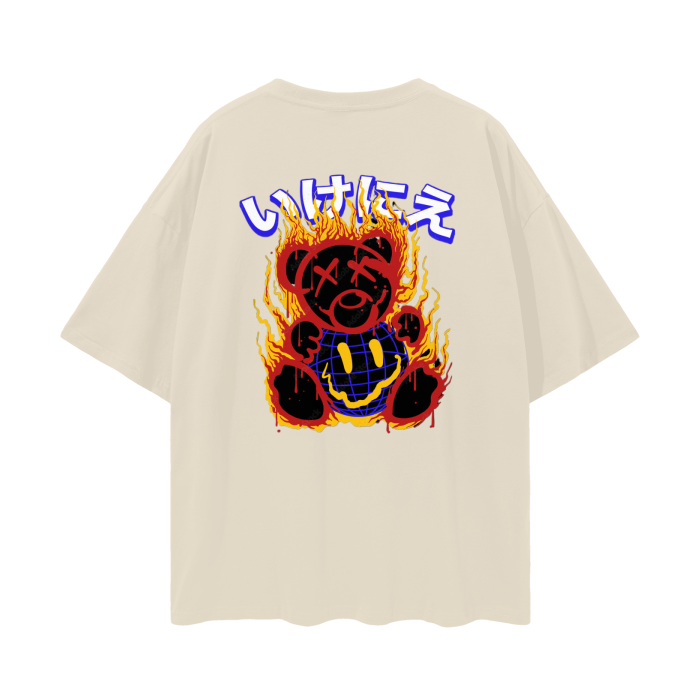 “fire bear” tee