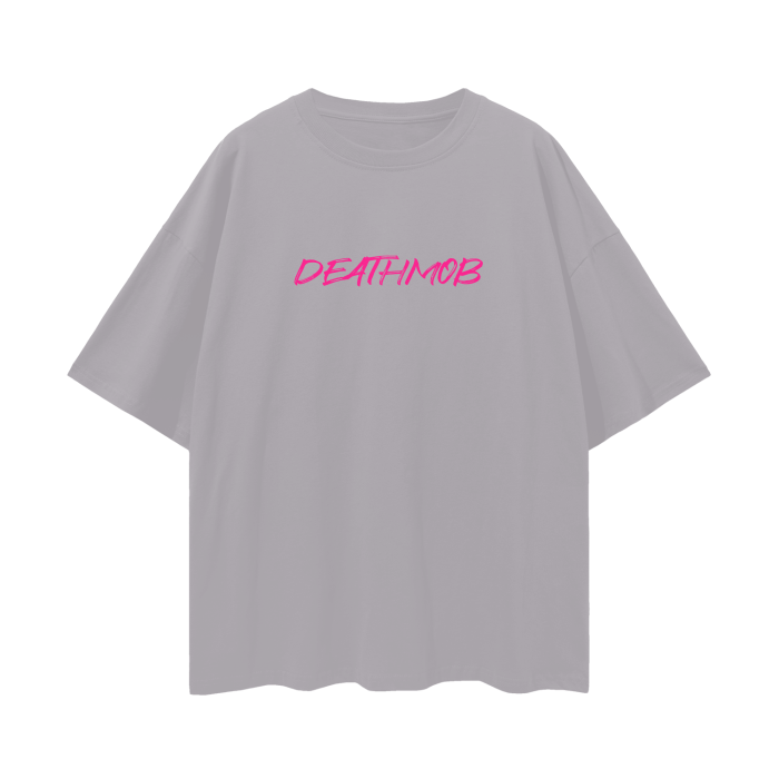 "DEATHMOB" oversize tee