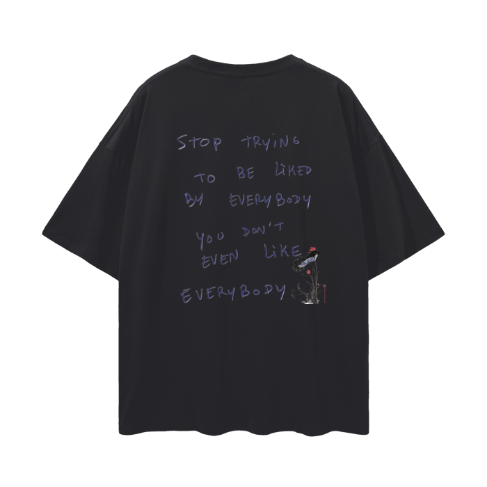 “stop trying” tee