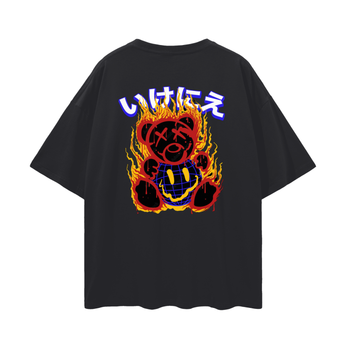 “fire bear” tee