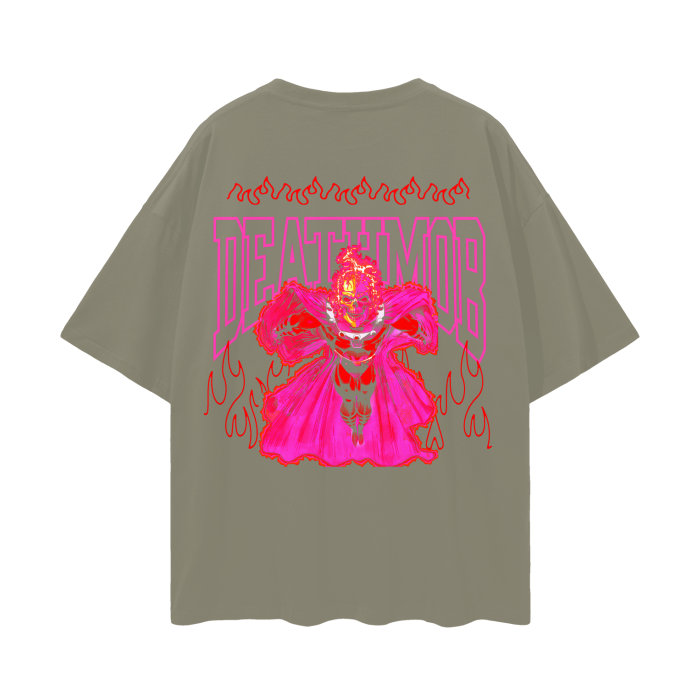 "DEATHMOB" oversize tee