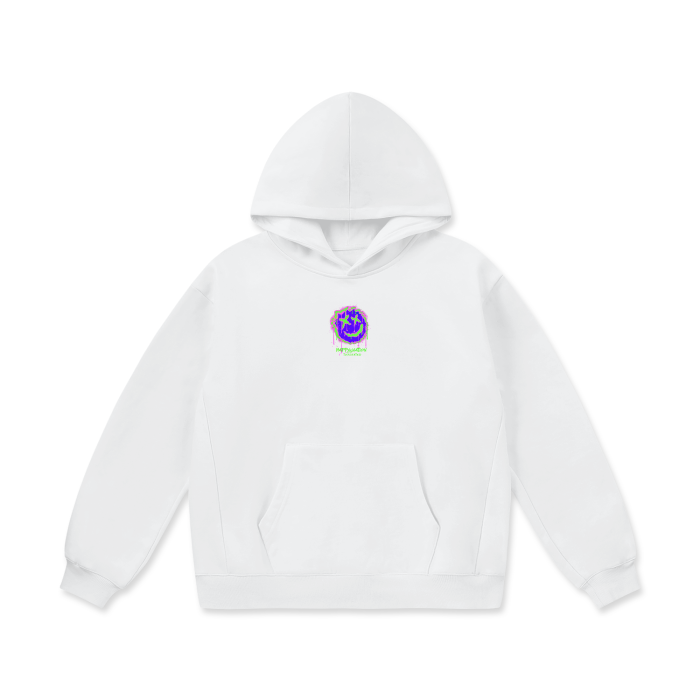 “acid smile” heavyweight hoodie