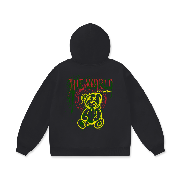 “the world is mine” heavyweight hoodie