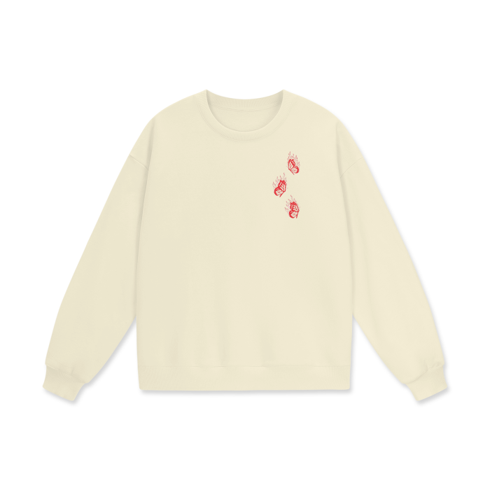 “butterfly” crewneck