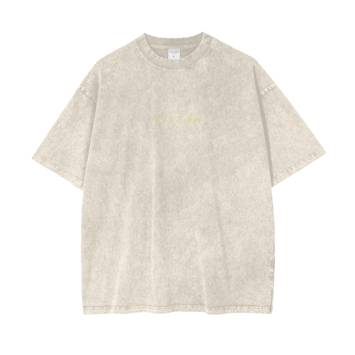 “lonelyboy” acid wash tee