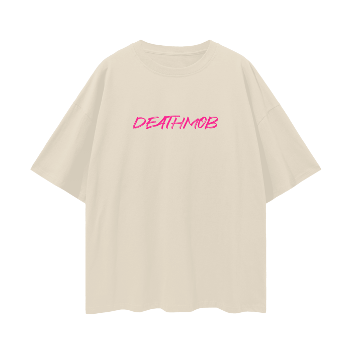 "DEATHMOB" oversize tee