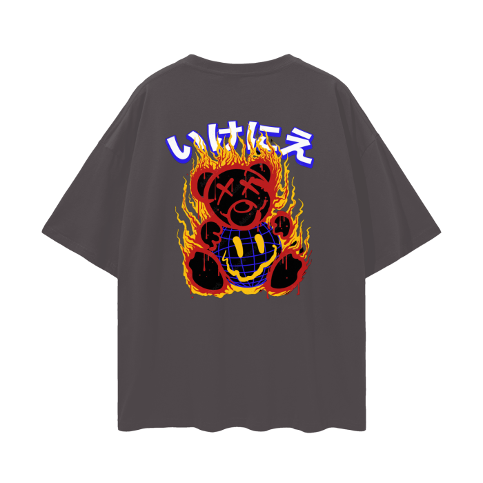 “fire bear” tee