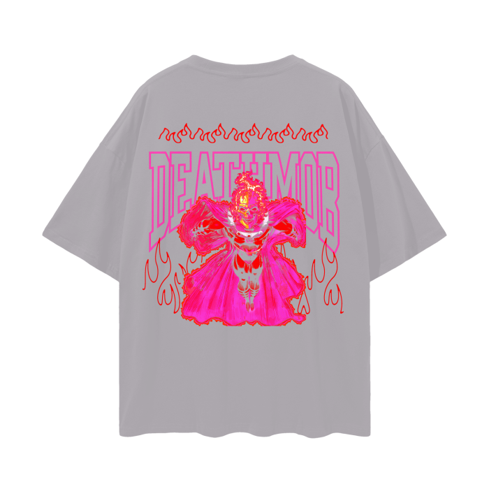 "DEATHMOB" oversize tee