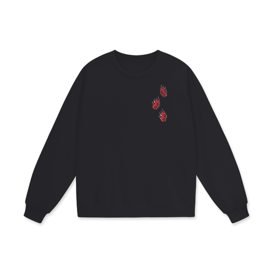 “butterfly” crewneck