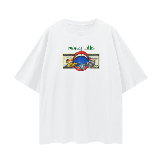 “money talks” tee