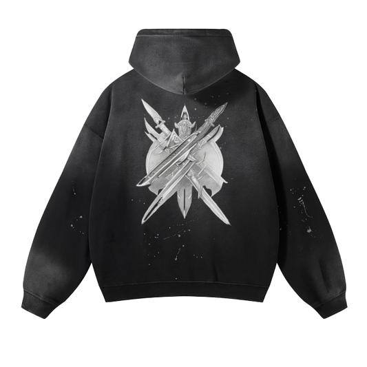 “three swords” vintage heavyweight hoodie