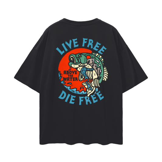 “live free die free” tee